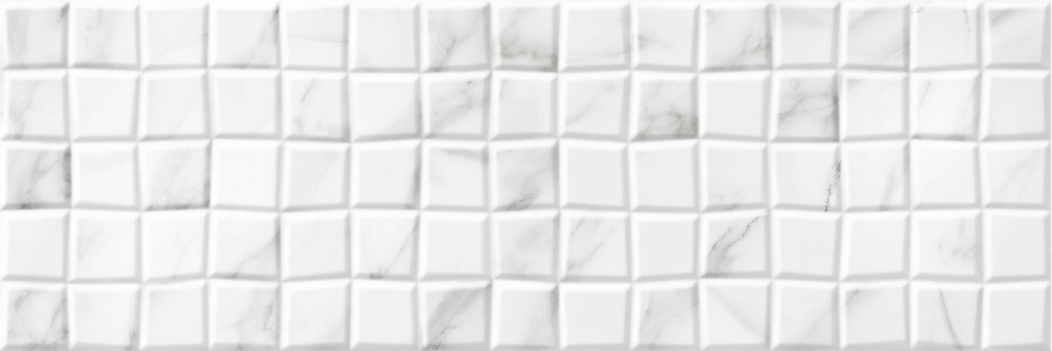 Dorian Mosaic White 25x75 | Newker